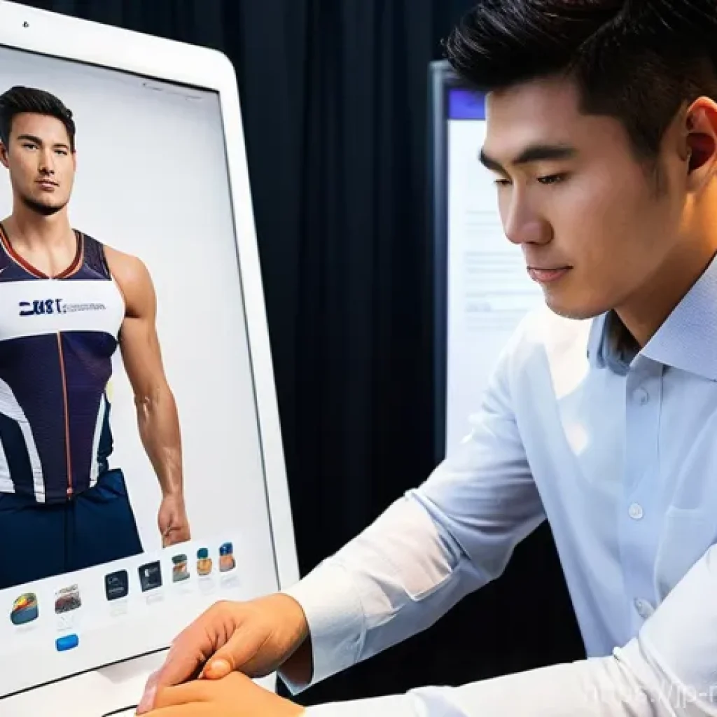 스포츠마사지사 취업 박람회 준비법 - **Prompt:** A young, confident Japanese male sports massage therapist, dressed in a sharp, modern bu...