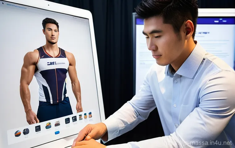 스포츠마사지사 취업 박람회 준비법 - **Prompt:** A young, confident Japanese male sports massage therapist, dressed in a sharp, modern bu...