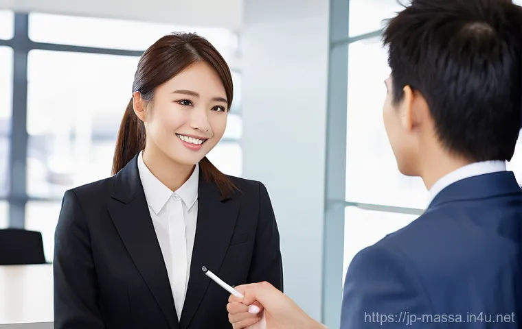 스포츠마사지사 취업 박람회 준비법 - **Prompt:** A focused and ambitious Japanese female sports massage therapist, wearing a smart, conte... 스포츠마사지사 취업 박람회 준비법 - **Prompt:** A focused and ambitious Japanese female sports massage therapist, wearing a smart, conte...